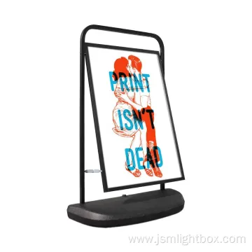 Outdoor Pavement Poster Sign Stand